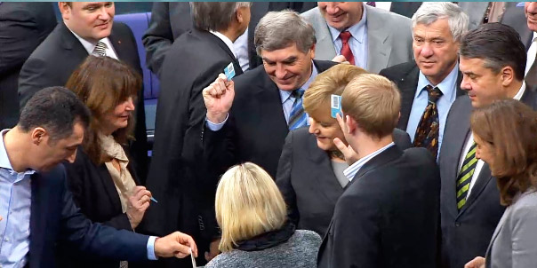 Abstimmung im Bundestag zum Kriegseinsatz